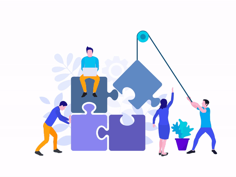 Equipo de Listo trabajando de forma colaborativa